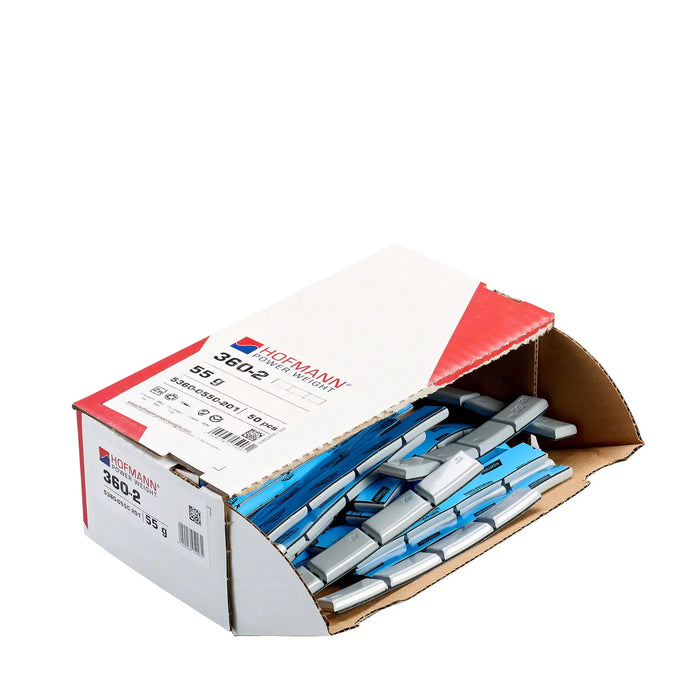 MT-RSR Adhesive Wheel Weight - HPW Type 360 - 55g - Box of 50 WW-WG-360-55