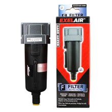 Load image into Gallery viewer, Milton EX45F40A-04M EXELAIR® FRL Air Filter, 1/2&quot; NPT, Metal Bowl, Automatic Float/Overnight