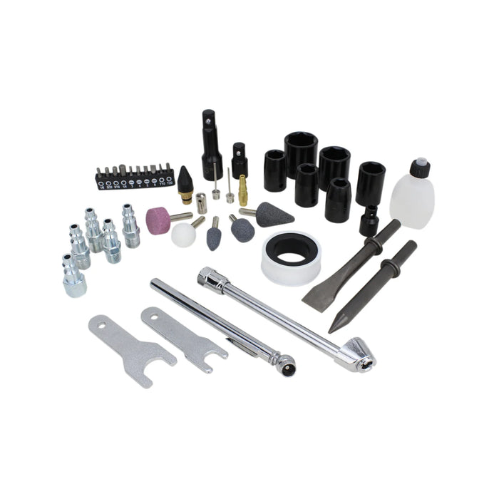 Milton EX5005CKIT EXELAIR® 50-Pc. COMPOSITE Professional High Torque Automotive Air Tools & Accessory Kit