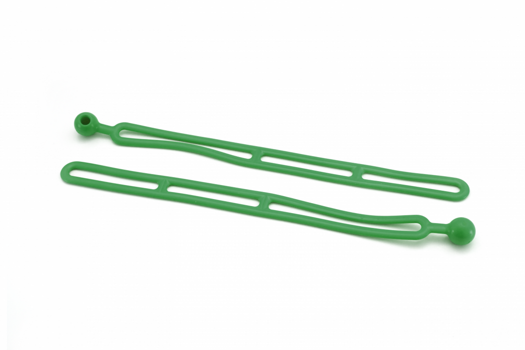 BluBird Rapid Tie 16" Non Marring Adjustable Extendable Strap, Patented, Made in USA - 2 Pack BBRT01-GN