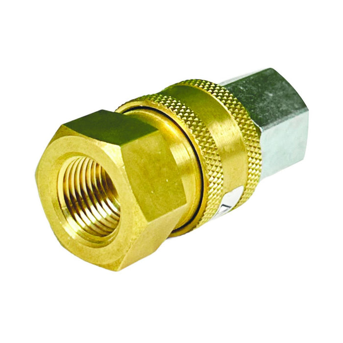BluBird Blu Shield 3/8" Quick Disconnect Plug x 3/8" Male Pipe Thread Pressure Washer Adapter PWA005