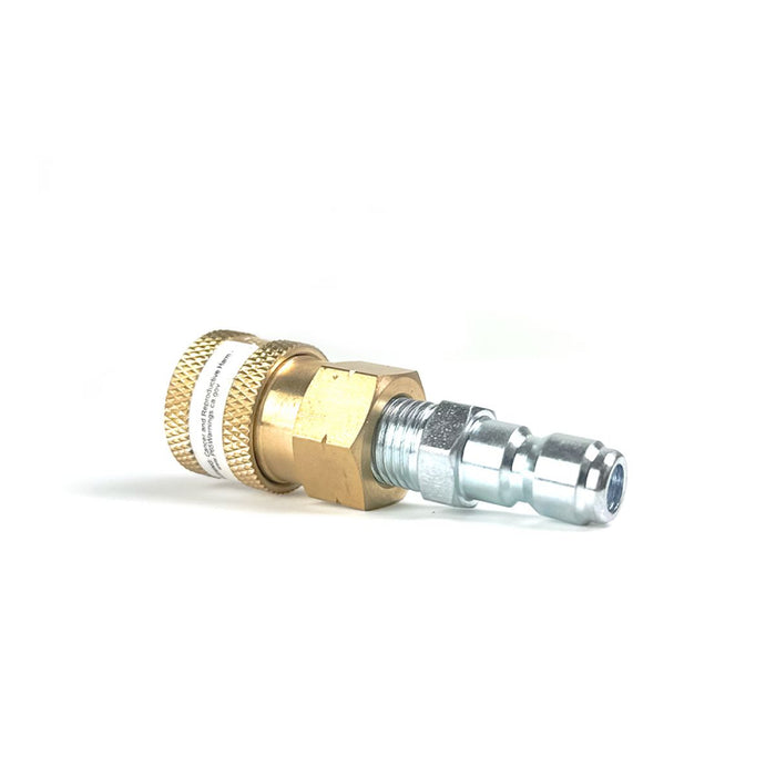 BluBird Blu Shield 1/4" Quick Disconnect Plug x 1/4" Male Pipe Thread Pressure Washer Adapter PWA010
