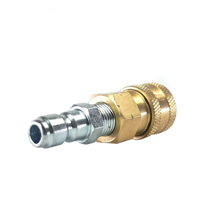 BluBird Blu Shield 1/4" Quick Disconnect Plug x 1/4" Male Pipe Thread Pressure Washer Adapter PWA010