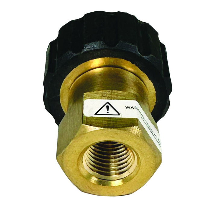 BluBird Blu Shield 1/4" Female Pipe Thread x Female Metric Pressure Washer Adapter PWA008