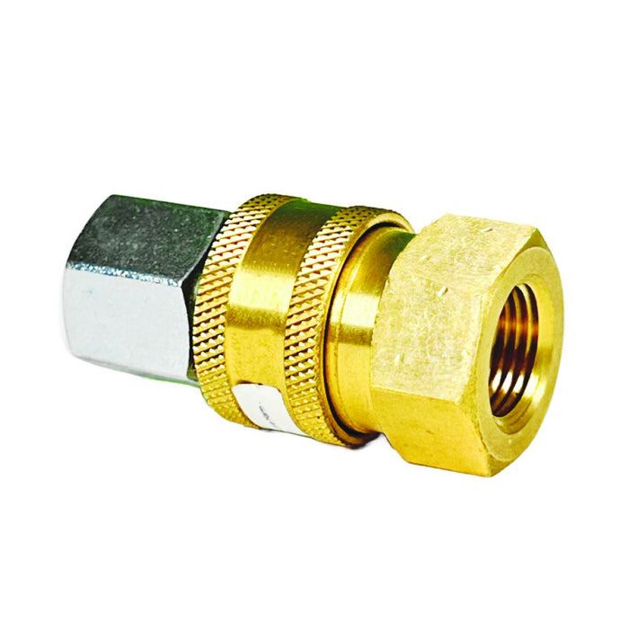 BluBird Blu Shield 3/8" Quick Disconnect Plug x 3/8" Male Pipe Thread Pressure Washer Adapter PWA005