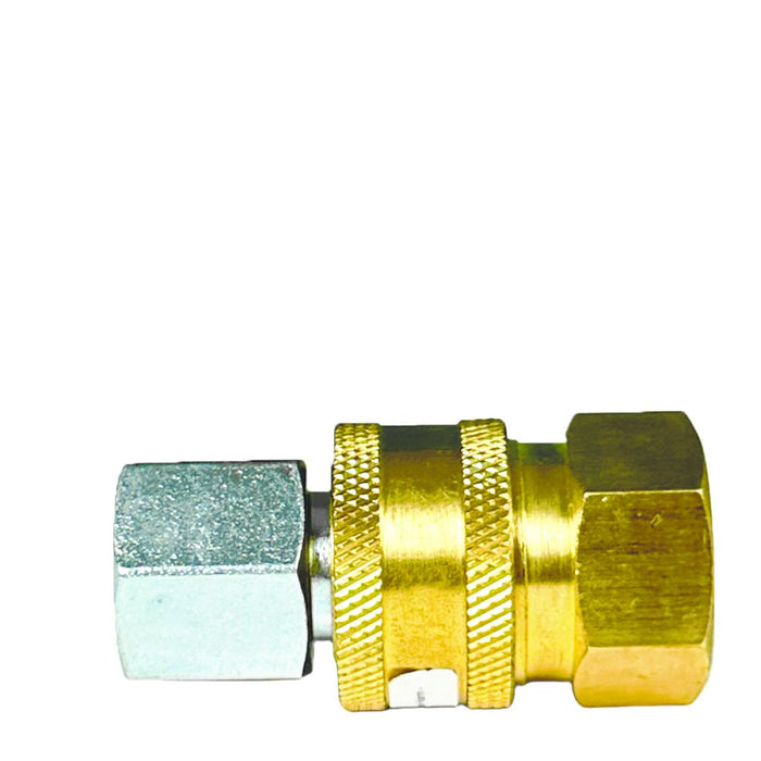 BluBird Blu Shield 3/8" Quick Disconnect Plug x 3/8" Male Pipe Thread Pressure Washer Adapter PWA005