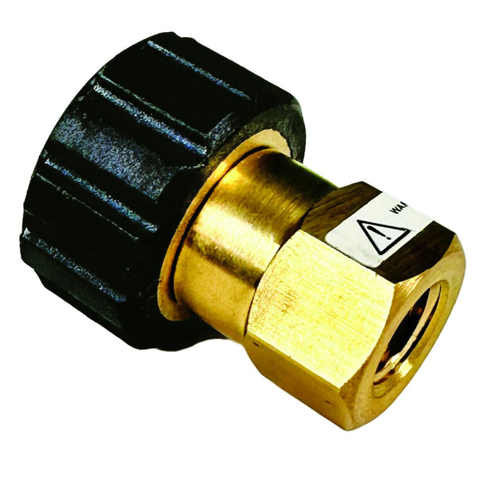 BluBird Blu Shield Male Metric x 1/4" Female Pipe Thread Pressure Washer Adapter PWA009
