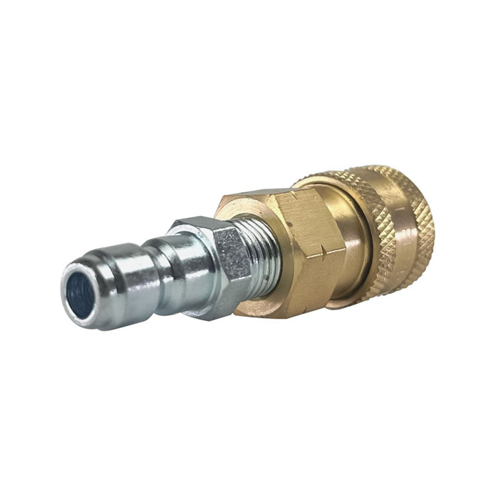 BluBird Blu Shield 1/4" Quick Disconnect Plug x 1/4" Male Pipe Thread Pressure Washer Adapter PWA010