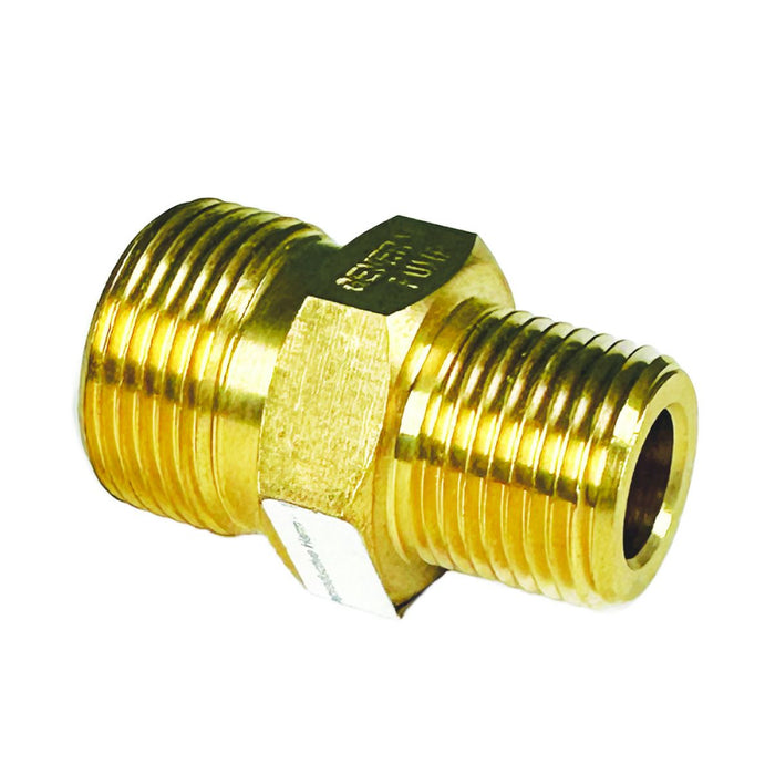BluBird Blu Shield Male Metric x 3/8" Male Pipe Thread Pressure Washer Adapter PWA006