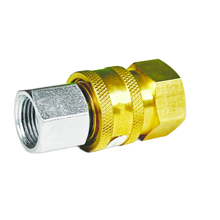 BluBird Blu Shield 3/8" Quick Disconnect Plug x 3/8" Male Pipe Thread Pressure Washer Adapter PWA005