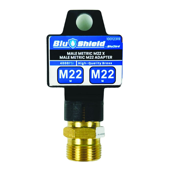 BluBird Blu Shield Male Metric Pressure Washer Adapter PWA016