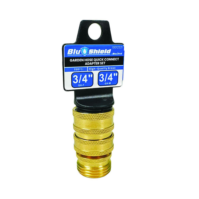 BluBird Blu Shield Quick Disconnect Garden Hose Adapter Set PWA018