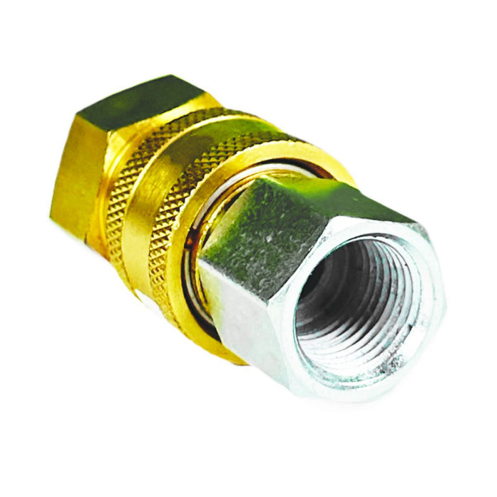 BluBird Blu Shield 3/8" Quick Disconnect Plug x 3/8" Male Pipe Thread Pressure Washer Adapter PWA005