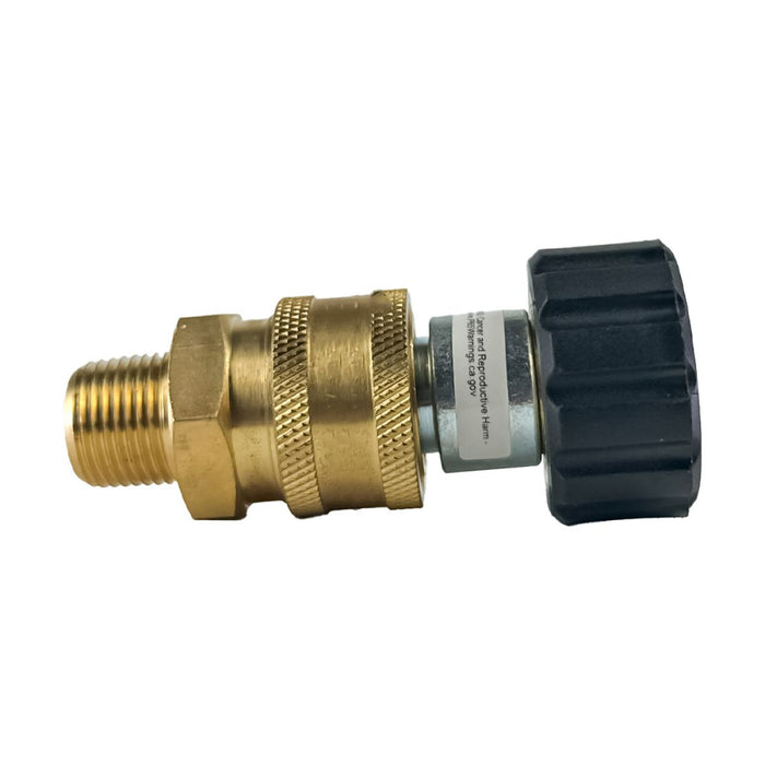 BluBird Blu Shield Female Metric x 3/8" Quick Disconnect Plug/Socket Pressure Washer Adapter Set PWA017