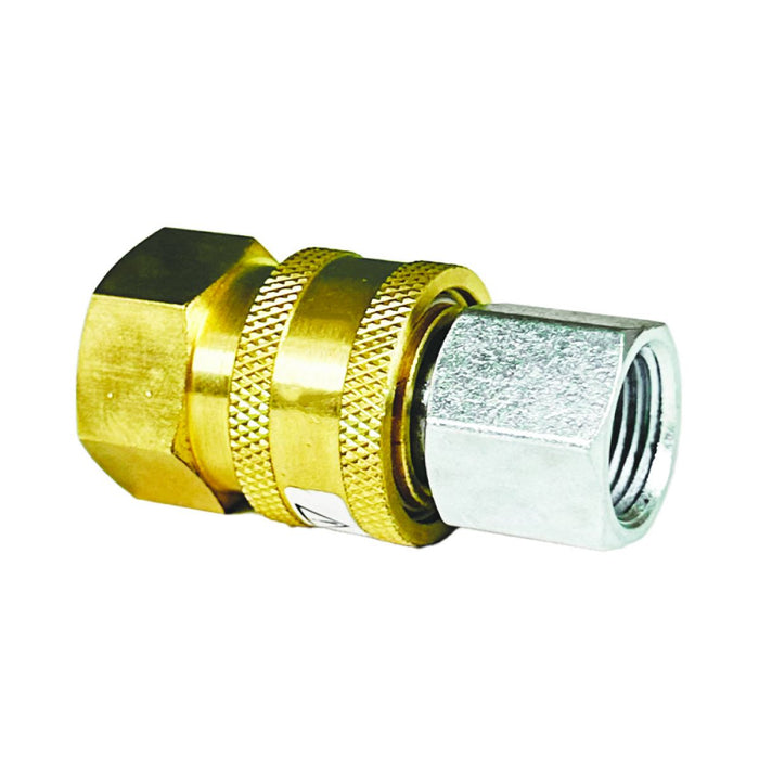 BluBird Blu Shield 3/8" Quick Disconnect Plug x 3/8" Male Pipe Thread Pressure Washer Adapter PWA005