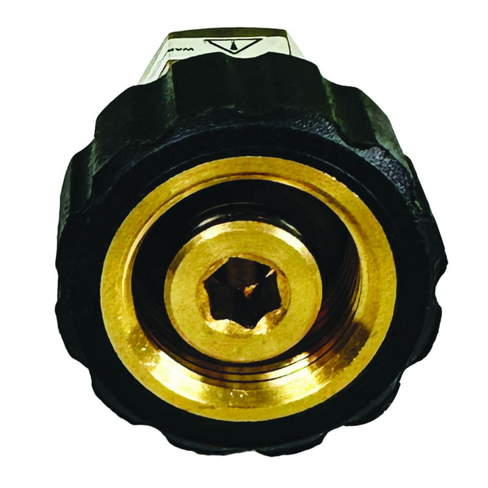 BluBird Blu Shield 1/4" Female Pipe Thread x Female Metric Pressure Washer Adapter PWA008