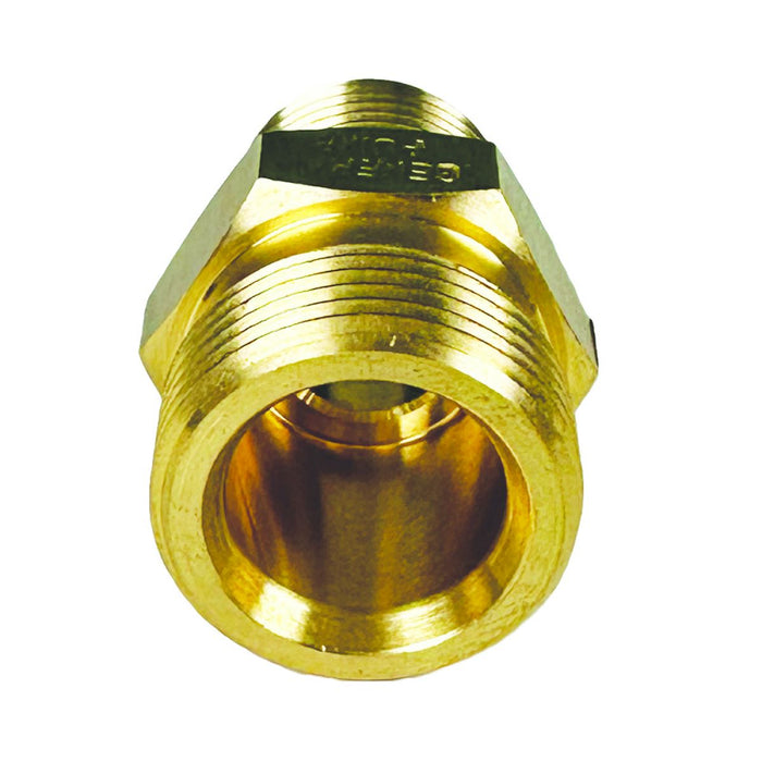 BluBird Blu Shield Male Metric x 3/8" Male Pipe Thread Pressure Washer Adapter PWA006