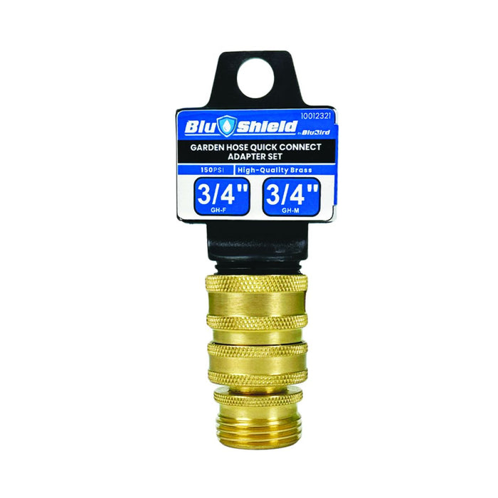BluBird Blu Shield Quick Disconnect Garden Hose Adapter Set PWA018