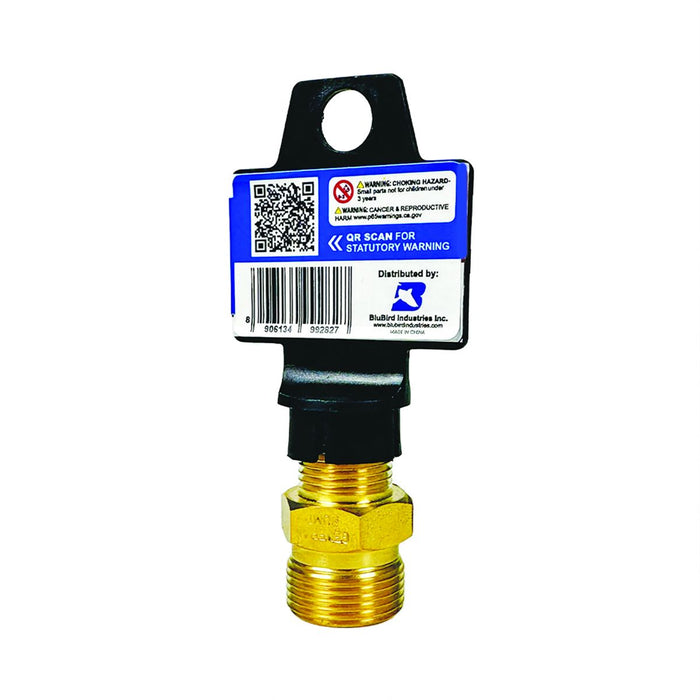 BluBird Blu Shield Male Metric x 3/8" Male Pipe Thread Pressure Washer Adapter PWA006