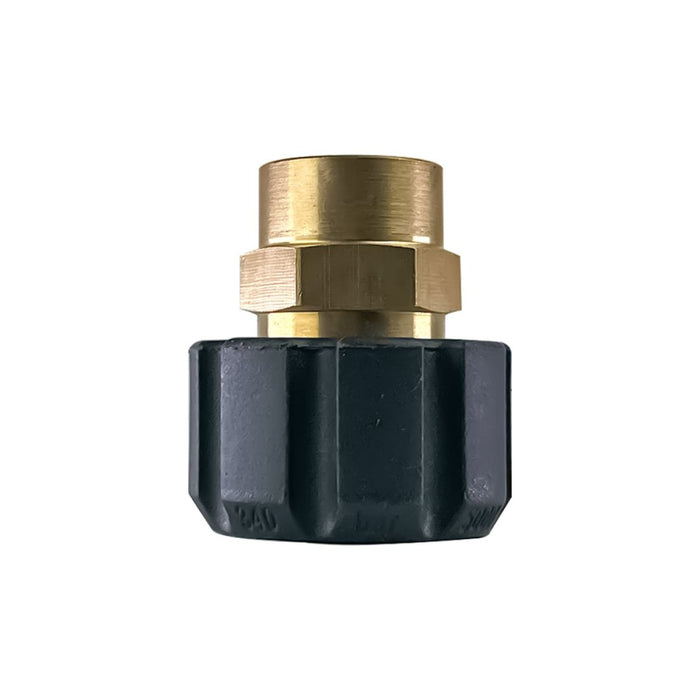 BluBird Blu Shield 3/8" Female Pipe Thread x Female Metric Pressure Washer Adapter PWA007