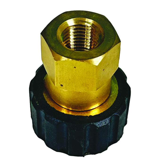BluBird Blu Shield 1/4" Female Pipe Thread x Female Metric Pressure Washer Adapter PWA008