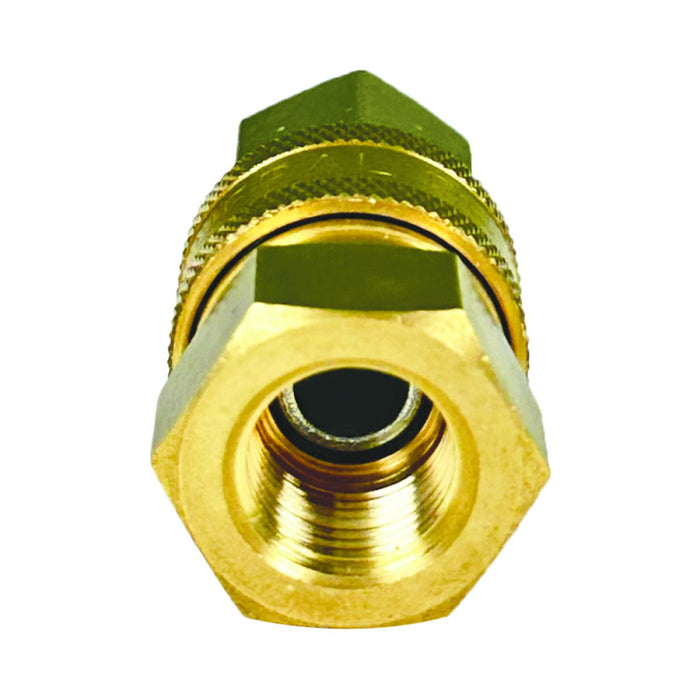 BluBird Blu Shield 3/8" Quick Disconnect Plug x 3/8" Male Pipe Thread Pressure Washer Adapter PWA005