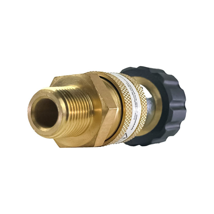 BluBird Blu Shield Female Metric x 3/8" Quick Disconnect Plug/Socket Pressure Washer Adapter Set PWA017