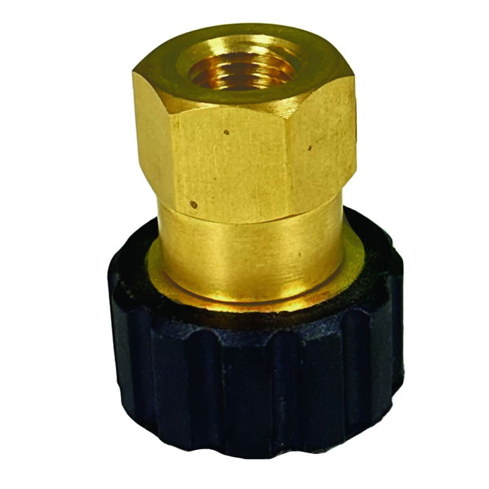 BluBird Blu Shield 1/4" Female Pipe Thread x Female Metric Pressure Washer Adapter PWA008