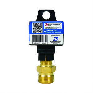 BluBird Blu Shield Male Metric x 3/8" Male Pipe Thread Pressure Washer Adapter PWA006