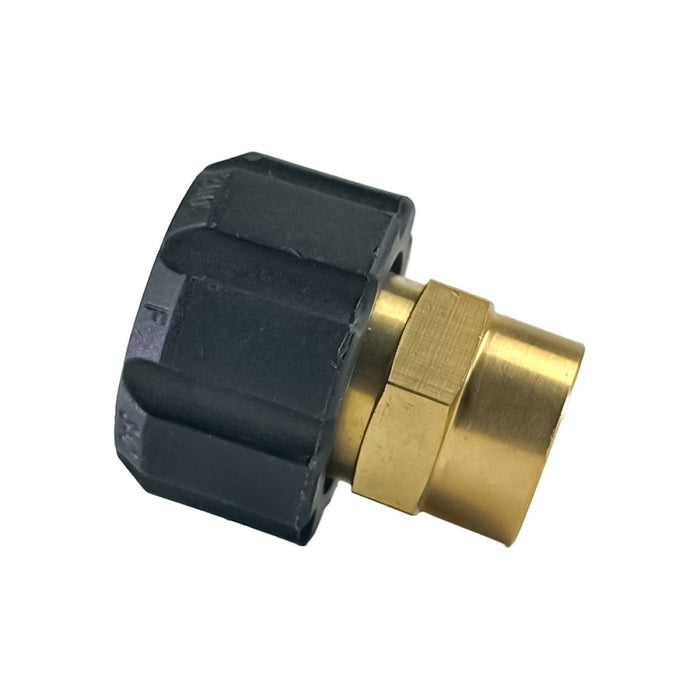 BluBird Blu Shield 3/8" Female Pipe Thread x Female Metric Pressure Washer Adapter PWA007