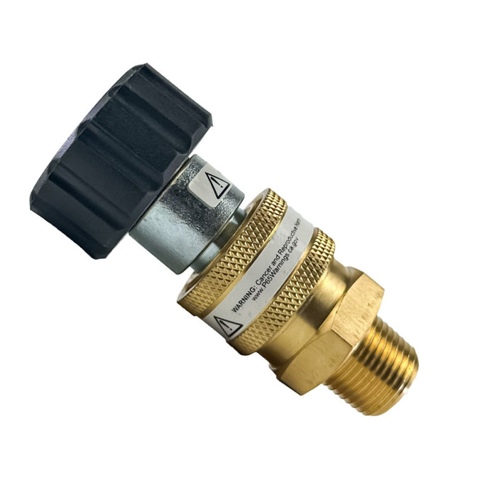BluBird Blu Shield Female Metric x 3/8" Quick Disconnect Plug/Socket Pressure Washer Adapter Set PWA017