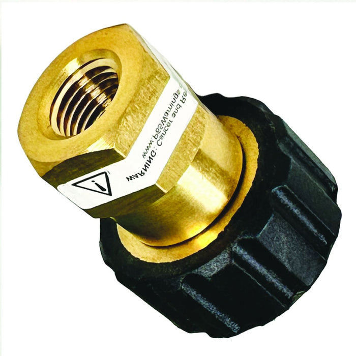 BluBird Blu Shield 1/4" Female Pipe Thread x Female Metric Pressure Washer Adapter PWA008