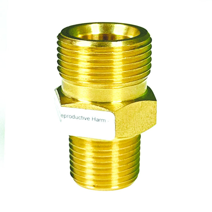 BluBird Blu Shield Male Metric x 3/8" Male Pipe Thread Pressure Washer Adapter PWA006