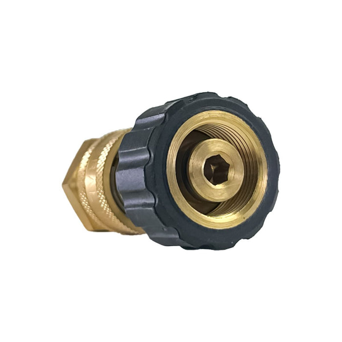 BluBird Blu Shield Female Metric x 3/8" Quick Disconnect Plug/Socket Pressure Washer Adapter Set PWA017