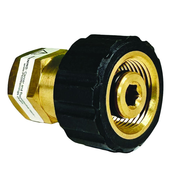 BluBird Blu Shield 1/4" Female Pipe Thread x Female Metric Pressure Washer Adapter PWA008