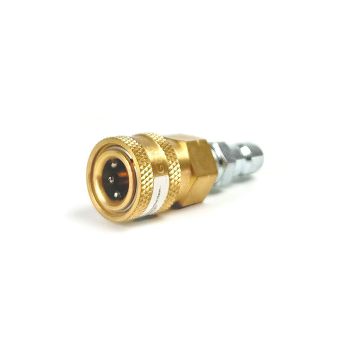 BluBird Blu Shield 1/4" Quick Disconnect Plug x 1/4" Male Pipe Thread Pressure Washer Adapter PWA010