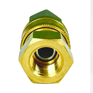 BluBird Blu Shield 3/8" Quick Disconnect Plug x 3/8" Male Pipe Thread Pressure Washer Adapter PWA005