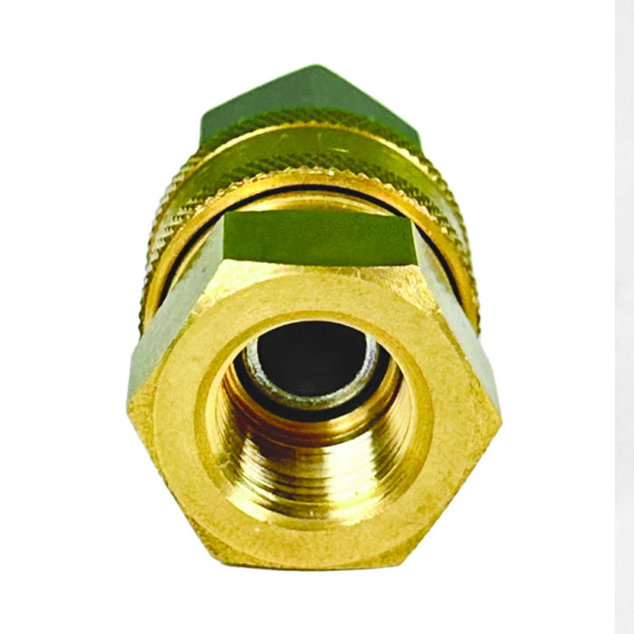 BluBird Blu Shield 3/8" Quick Disconnect Plug x 3/8" Male Pipe Thread Pressure Washer Adapter PWA005