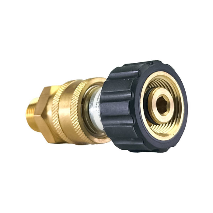 BluBird Blu Shield Female Metric x 3/8" Quick Disconnect Plug/Socket Pressure Washer Adapter Set PWA017