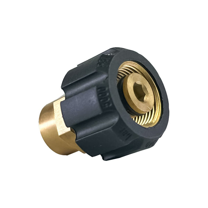 BluBird Blu Shield 3/8" Female Pipe Thread x Female Metric Pressure Washer Adapter PWA007