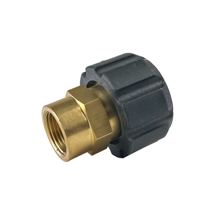BluBird Blu Shield 3/8" Female Pipe Thread x Female Metric Pressure Washer Adapter PWA007