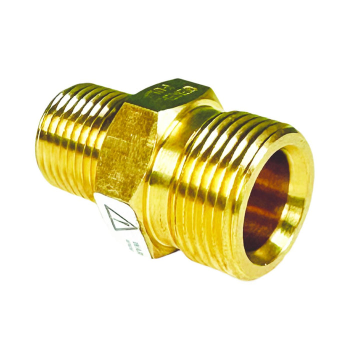 BluBird Blu Shield Male Metric x 3/8" Male Pipe Thread Pressure Washer Adapter PWA006