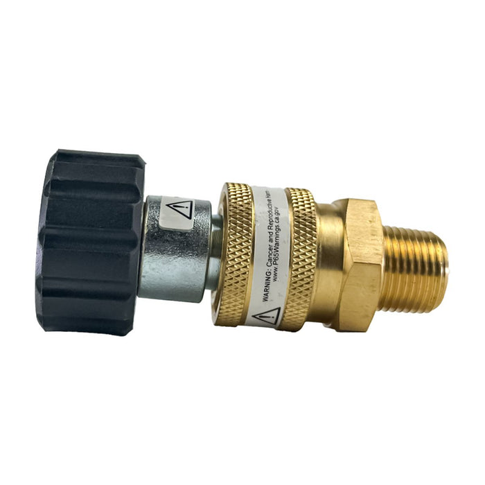 BluBird Blu Shield Female Metric x 3/8" Quick Disconnect Plug/Socket Pressure Washer Adapter Set PWA017