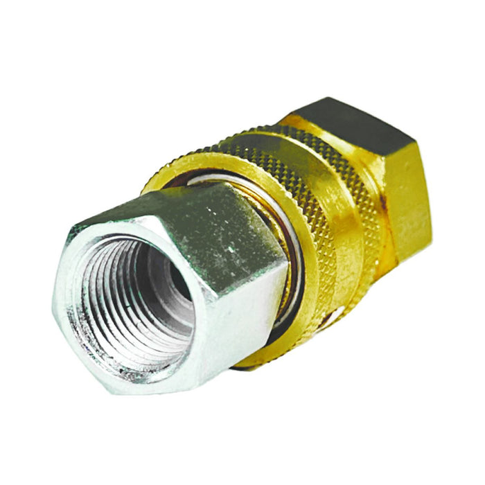 BluBird Blu Shield 3/8" Quick Disconnect Plug x 3/8" Male Pipe Thread Pressure Washer Adapter PWA005