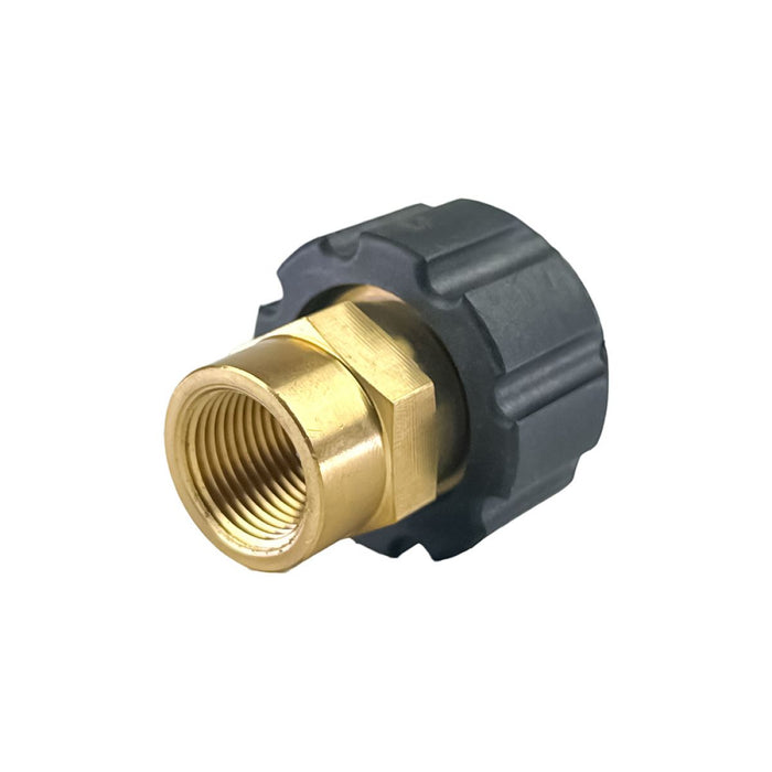 BluBird Blu Shield 3/8" Female Pipe Thread x Female Metric Pressure Washer Adapter PWA007