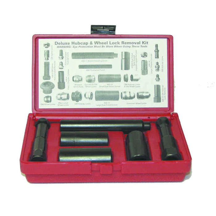 LTI LT-400-7 Deluxe Hubcap and Wheel Lock Removal Kit