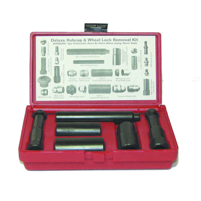 LTI LT-400-11 Deluxe Hubcap and Wheel Lock Removal Kit