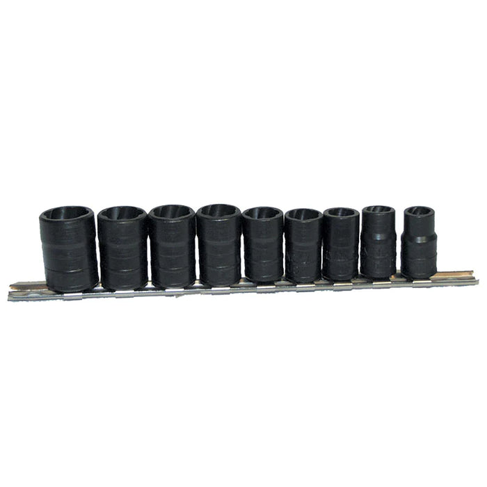 LTI LT-4520 3/8″ Drive 9 Piece Twist Socket Fastener Removal Systems