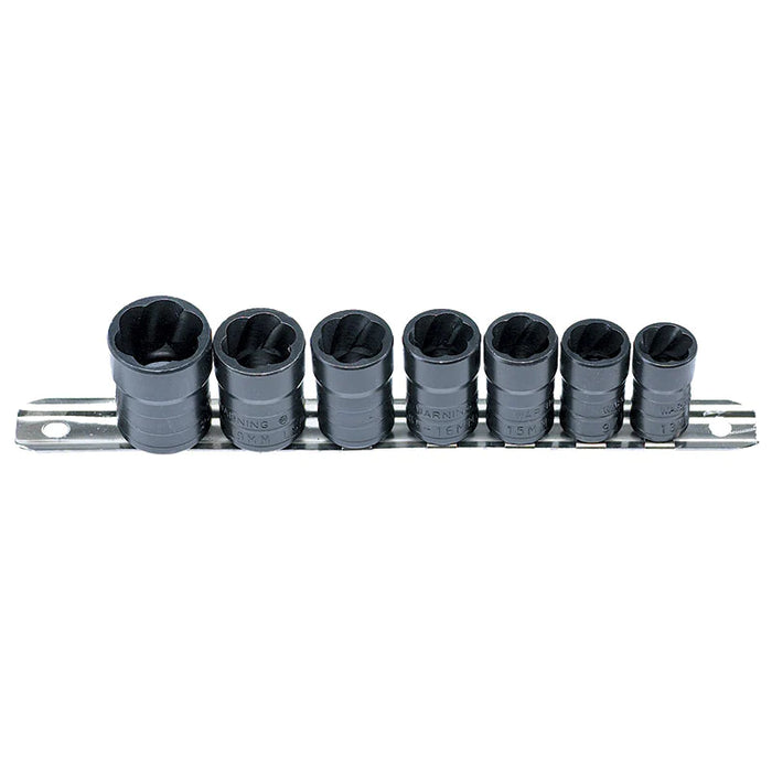 LTI LT 4800 3/8″ Drive 7 Piece Twist Socket Oil Drain Plug Removal System