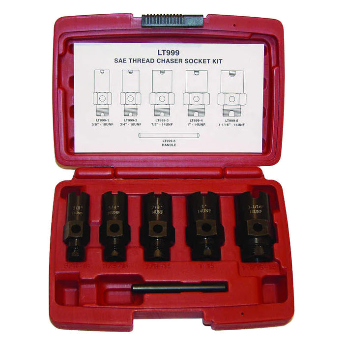 LTI LT999 SAE Thread Chaser Socket Kit